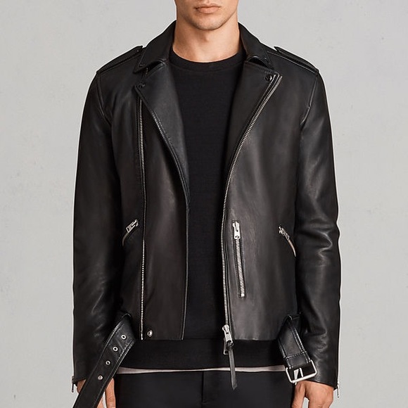 All Saints Other - Allsaints Kaho Sheep Leather Biker Jacket